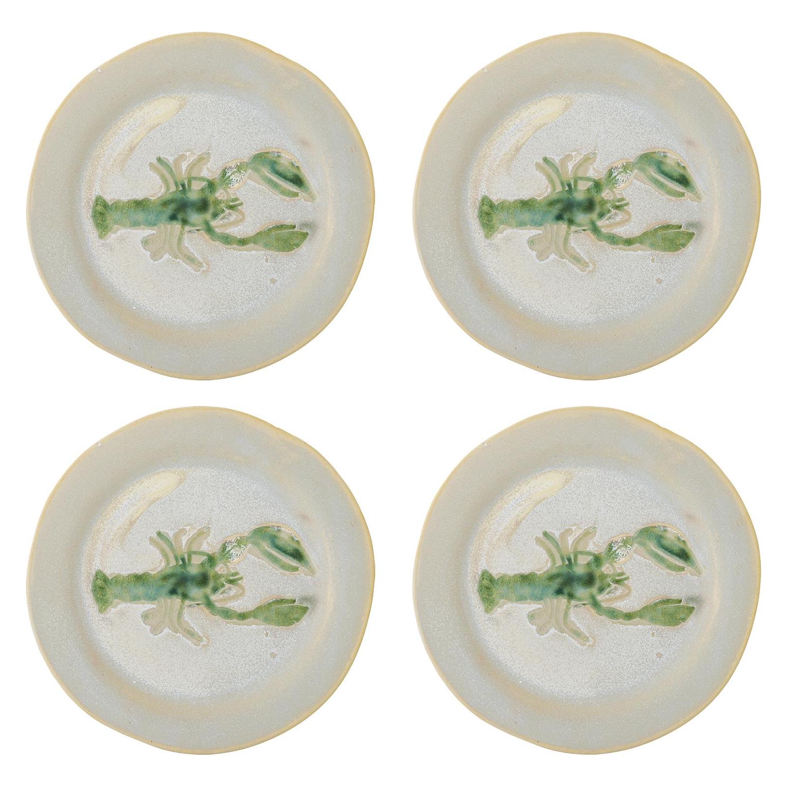 Bloomingville - Hadden Teller - Grün - 27 cm (2x, 21 cm) (82072544)