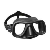 Mares SAMURAI-X Apnoe Maske - Farbe: Schwarz/Schwarz