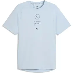 Puma, Herren, Sportshirt, M X Hyrox Dryelite Training Tee (M), Grau, Türkis