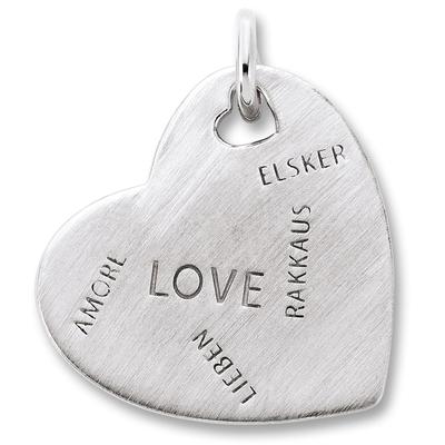 Kettenanhänger ONE ELEMENT "Herz Herz Anhänger aus 925 Silber", silber, Schmuckanhänger, Damen, Silber 925 (Sterlingsilber), Kettenanhänger, Herzanhänger – Ausdruck von Liebe, perfekt zum Verschenken