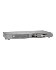 LevelOne FEP-1612 Fast Ethernet 10/100 Energie Über PoE Unterstützung Grau 16 x RJ-45 Mbps 3.2 Gbps 100-240V 50-60Hz 120W (FEP-1612W120)
