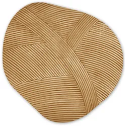 WANDBILD Struktur - Natur - Kunst - Rattan Wandbild 60x60 cm