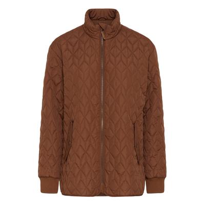 Wintermantel KAFFE "Damen Jacke KAleila", Damen, Gr. 40, braun (friar braun), Obermaterial: 100% Polyester PES., Mäntel Wintermantel