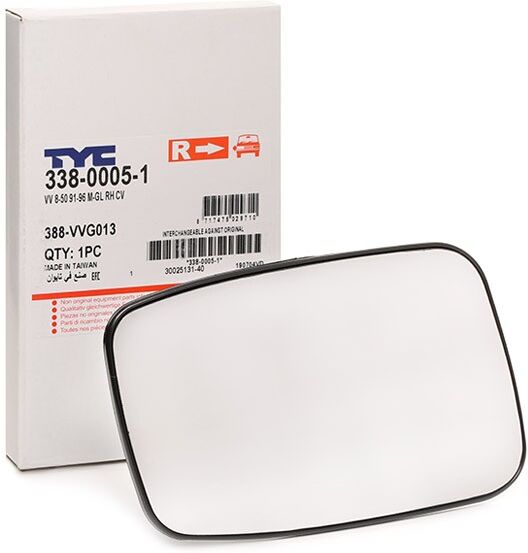 TYC 338-0005-1 Wing mirror glass