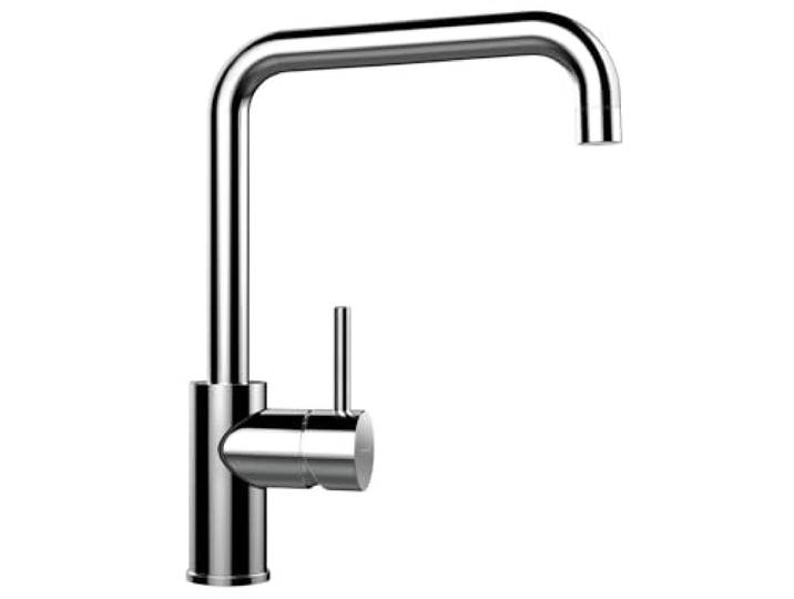 SCHOCK Küchenarmatur Fonos in Chrom – Hochdruck Armatur mit Festauslauf, extrastarkem Wasserdurchlauf und eingebautem Temperaturbegrenzer