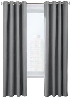 ThermaLogic ThermaPlus Ventura Total Blackout Foamback Grommet Curtain Panel Pair