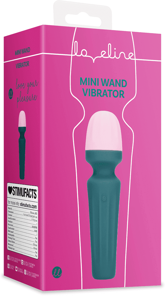 Loveline Mini Wand Vibrator - Ancient Sea