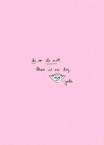 Komar Muurafbeelding Star Wars Yoda Quote Poster - Multicolour - 50 x 70 cm