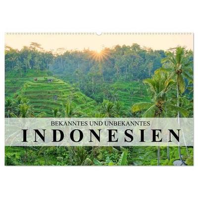 Bekanntes und Unbekanntes Indonesien (Wandkalender 2027 DIN A2 quer), CALVENDO Monatskalender