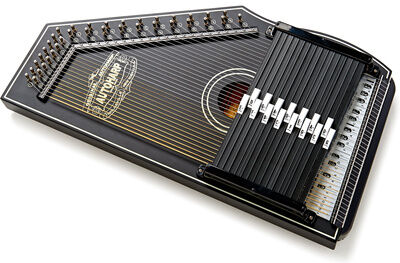 Oscar Schmidt OS73B 1930' Reissue Autoharp Schwarz Satin