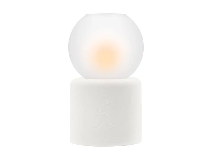 Solstickan Design Photophore Globe Ø9,5x17 cm Blanc
