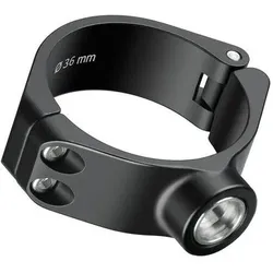 Leofoto Rohrhalterung QDC-36 mit QD-Anschluss (Stativadapter), Stativ Zubehör, Schwarz