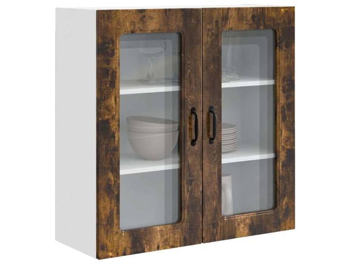 PROMOTION Cabinet de cuisine - VENTE-FLASH - Meuble étagère de rangement Chêne fumé 80x31x80 cm Bois d'ingénierie 719972