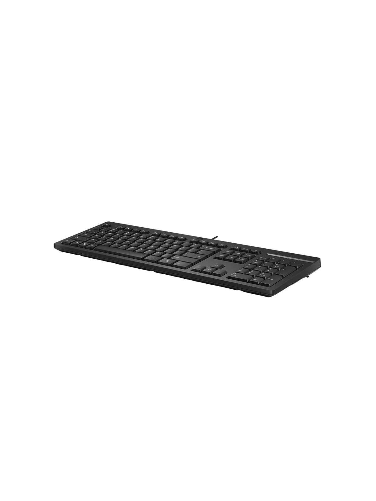 HP 125 G2 - Tastatur - Full-Size - Spanisch - Schwarz