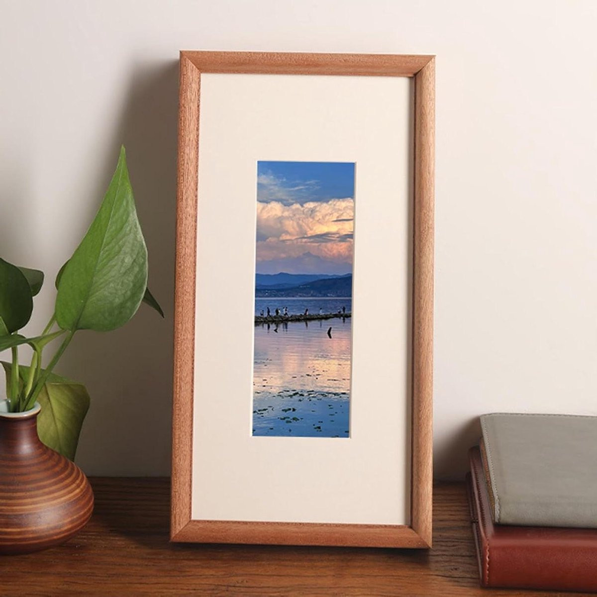 Fotolijst Rechthoekig - Posterlijst Hout - Licht Hout - 15 x 40 cm