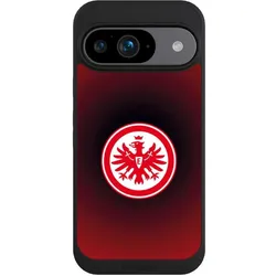 Nivocase Handyhülle für Google Pixel 9 Hülle NIVOpure Case Schwarz Eintracht Frankfurt Offizielles (Google Pixel 9), Smartphone Hülle, Schwarz