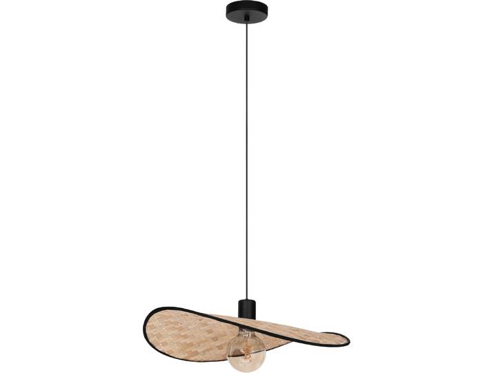 Eglo Lampe à suspendre Marywell acier \,bois\, noir\, marron