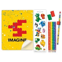 Euromic, Heft + Block, LEGO - Sketchbook Set (4006168-52627) (Blanko)