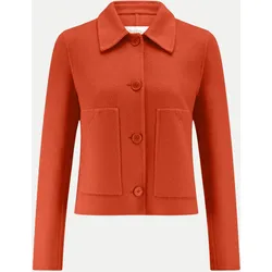 Kurze Jacke aus Wollmix Rot 38