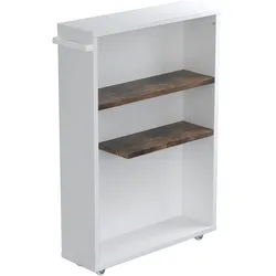 Midischrank Nilari Weiß/Eichefarben