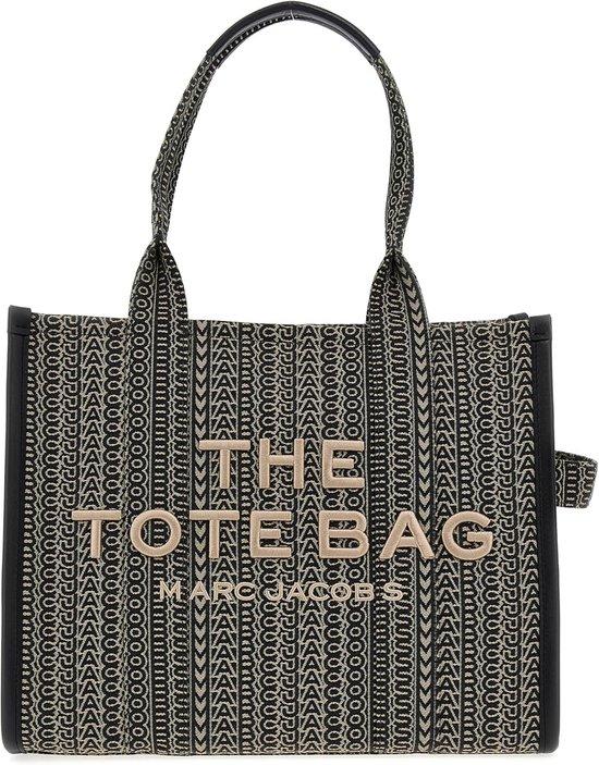 Famanu Tote Tasche Jacquard mit Reißverschluss und vielen Fächern - Für Alltag und Reisen