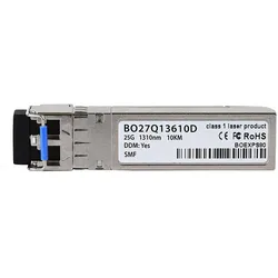 CBO Alcatel-Lucent SFP-25G-LR kompatibler BlueOptics SFP28 BO27Q13610D, Transceiver, Silber
