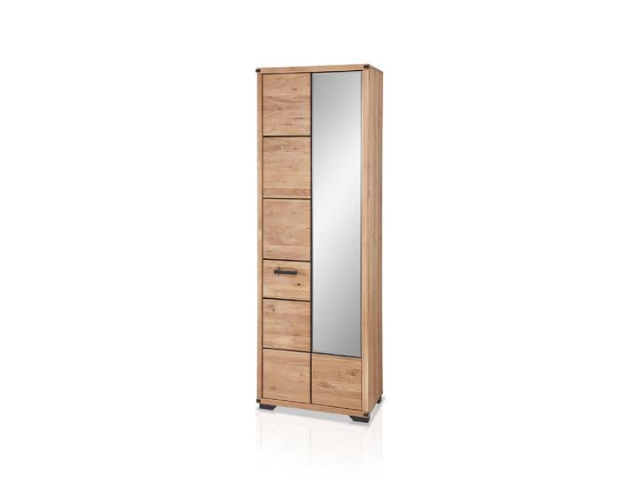 GOJA Garderobenschrank, Material teilmassiv, Artisan Wildeiche
