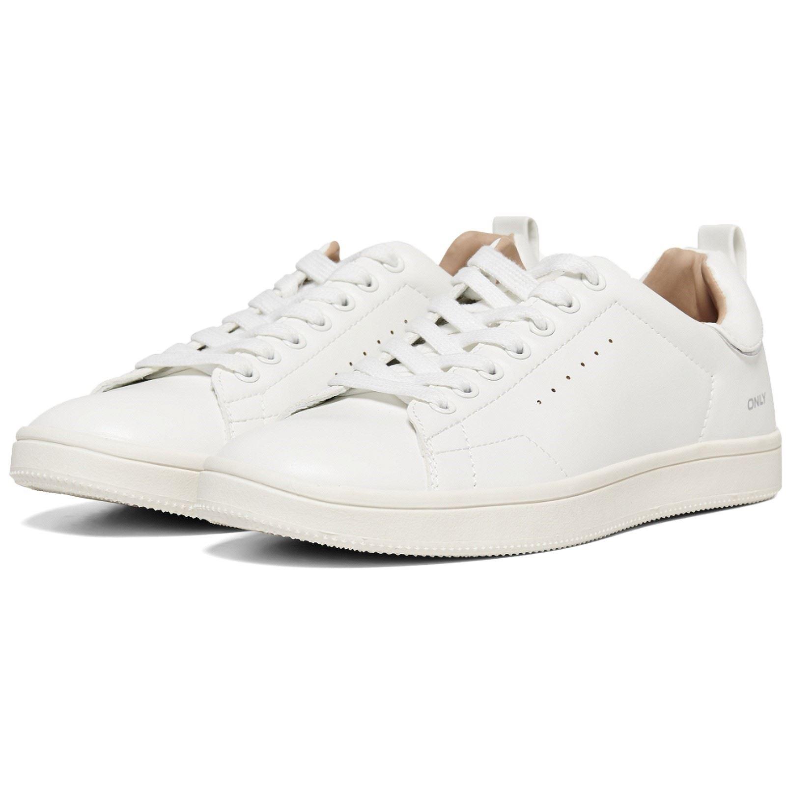 ONLY SHILO Polyurethaan Dames Witte Sneakers
