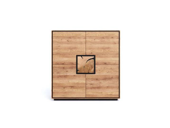 Main Möbel Highboard Kommode 129x125cm Wildeiche Zarah
