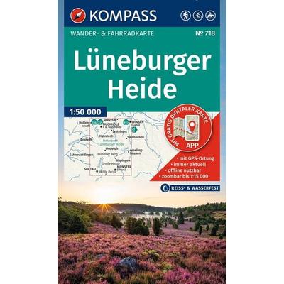 KOMPASS Wanderkarte 718 Lüneburger Heide 1:50.000, Sonstige von , KOMPASS Freytag & Berndt, 978-3-99154-558-3