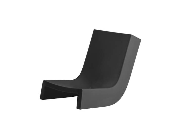 SLIDE chaise longue TWIST (Noir - Polyéthylène)