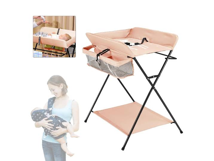 Table à langer pliante portable pour bébé, station de change pliable pour nourrisson, NOUVEAU