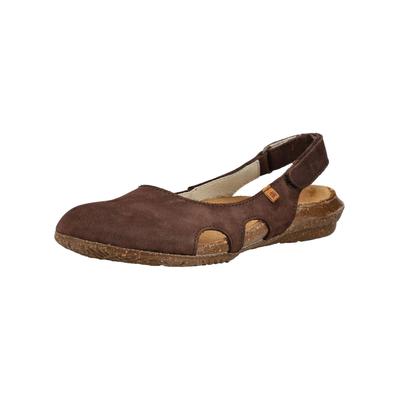 Ballerina EL NATURALISTA "El Naturalista Ballerinas Leder", Damen, Gr. 38, braun, Leder, Schuhe Ballerina