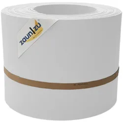 zaun zu® Sichtschutzstreifen PP Sichtschutzstreifen Doppelstabzaun Weiß,10x 2,55m