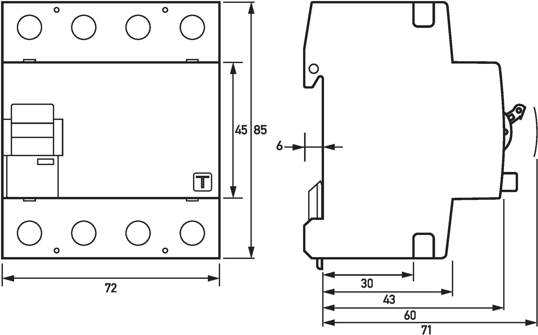 DOEPKE Fehlerstromschutzschalter DFS 4040-4/0,03-EVHD (09134818HD)