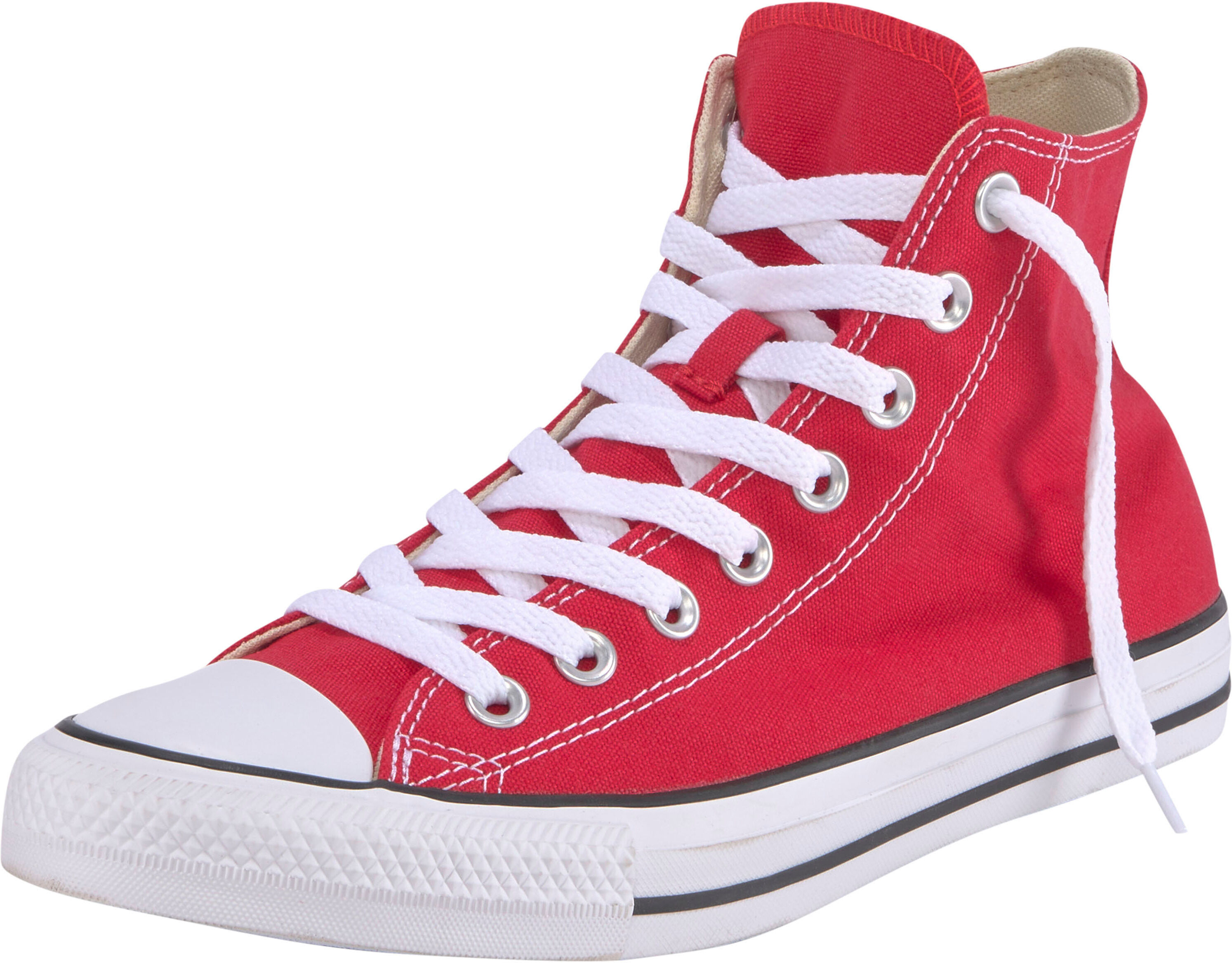 Sneaker CONVERSE "Chuck Taylor All Star Hi", Damen, Gr. 36,5, rot (tomato), Textil, Schuhe Sneaker tomato 36,5