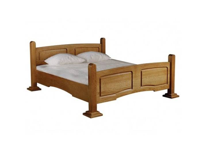 Xlmoebel Holzbett Antikes Doppelbett aus Holz mit nostalgischem Charme (Bett, 1-tlg., Bett), Hergestellt in Europa