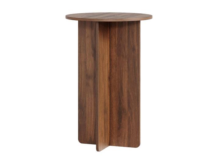 Beistelltisch Vappevn, Walnussfarben, Holzwerkstoff, Rund, 40x60x40 cm, Wohnzimmer, Wohnzimmertische, Beistelltisch