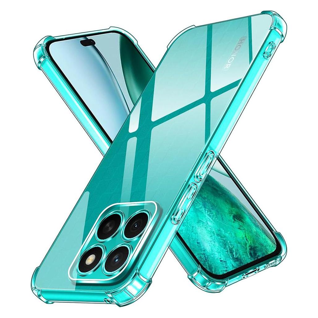 Techsuit - Shockproof Clear Silicone - Honor X8c - Clear (Honor X8c) (56365838)