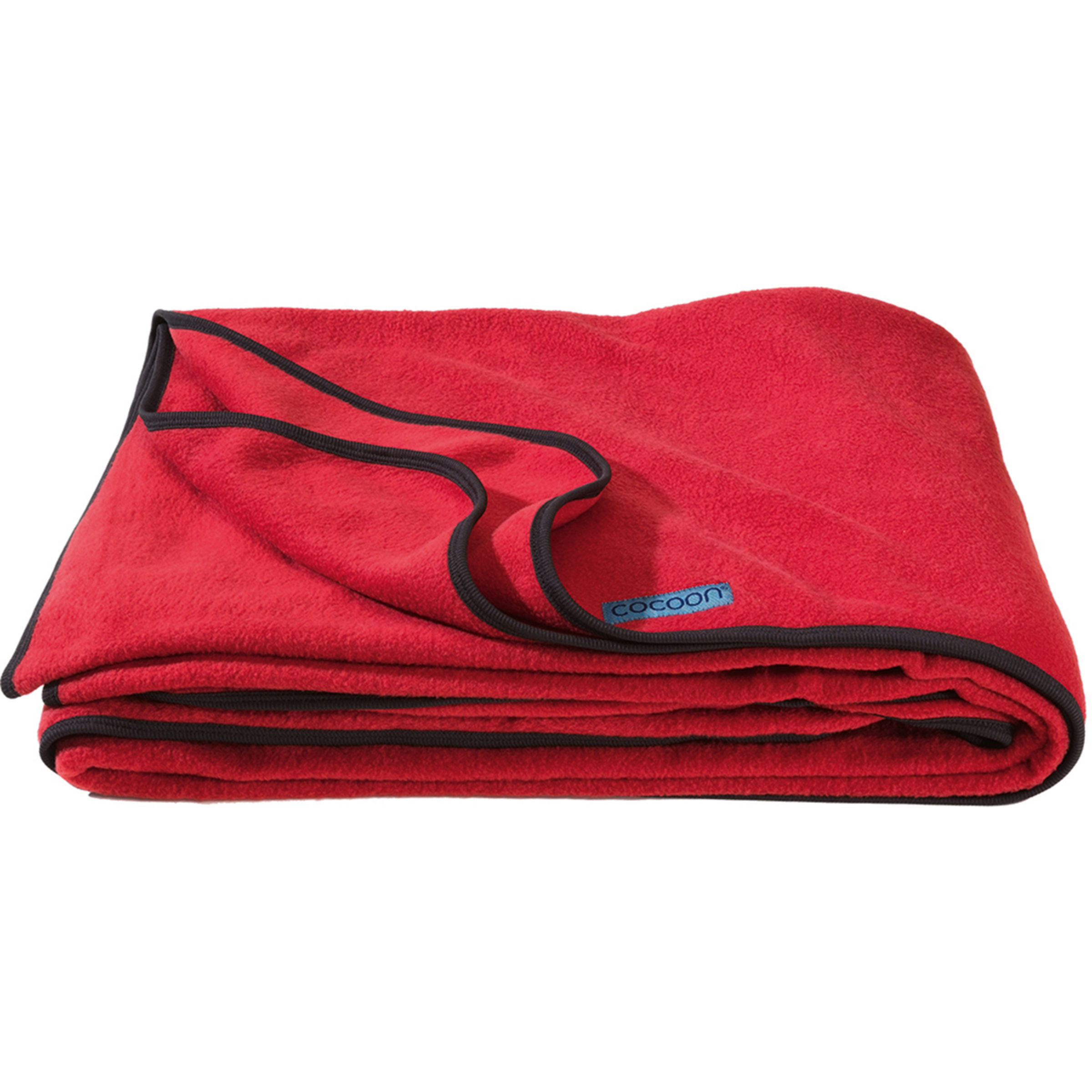 Cocoon Fleece Decke Reisedecken rot Reise