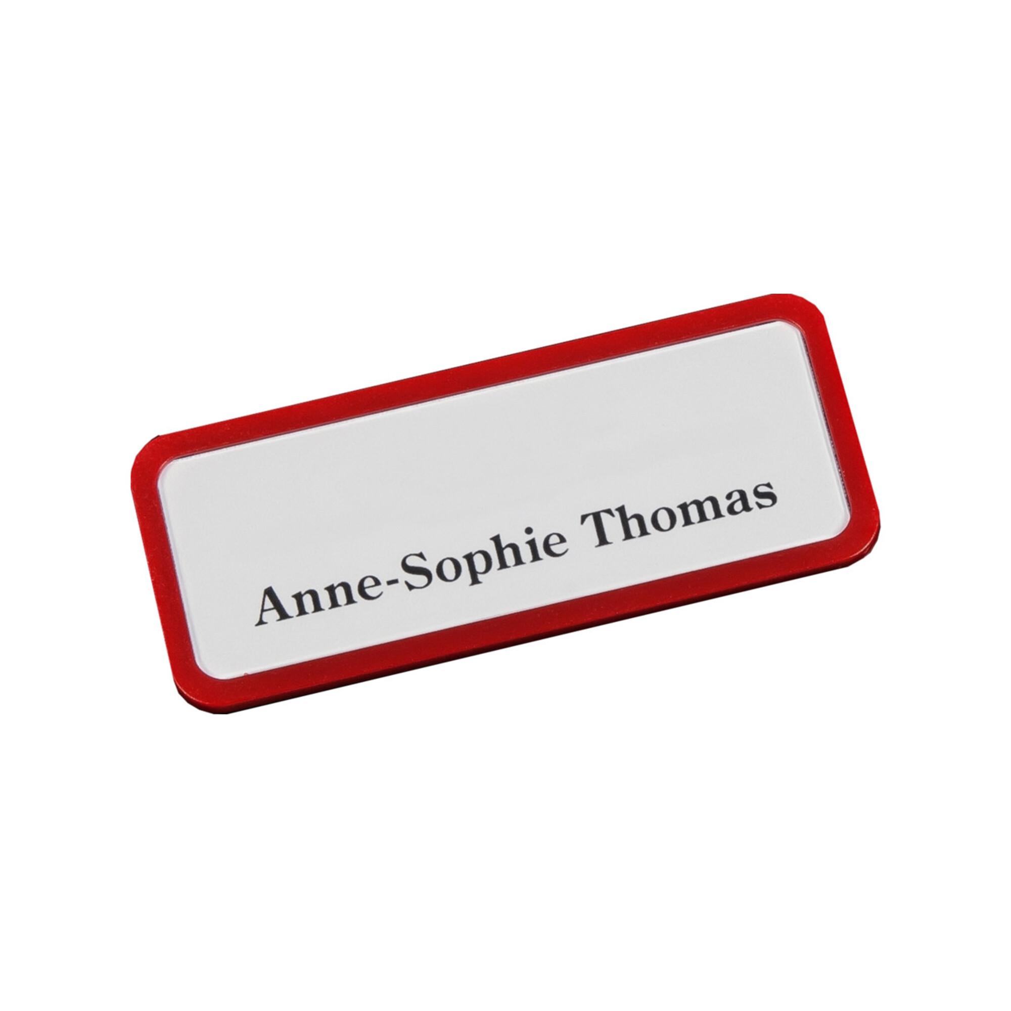 Eichner Namensschild magnetisch 81 x 33 mm rot (9218-03006)