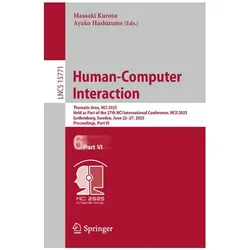 Human-Computer Interaction, Fachbücher von Ayako Hashizume, Masaaki Kurosu