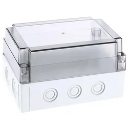 Fibox Gehäuse Polycarbonat 180x130x100mm (Gehäuse), Elektronikzubehör + Gehäuse, Grau