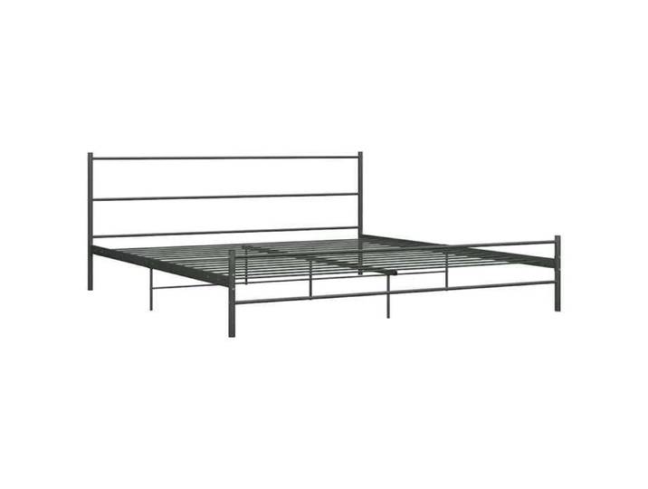 Mode Meuble de chambre - vidaxl - Cadre de lit sans matelas - gris métal 180x200 cm - pour maison N1B12817