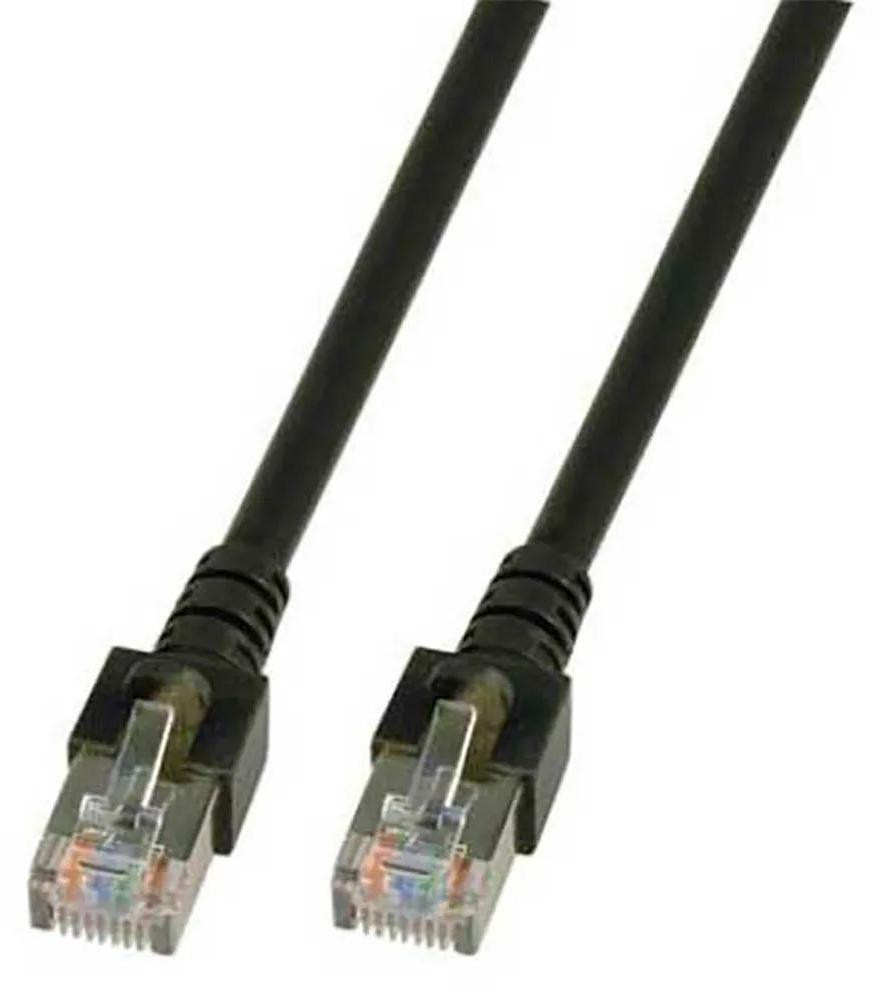 EFB RJ45 Patchkabel SF/UTP Cat.5e Schwarz 2m