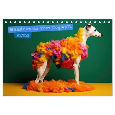 Hundemode vom Dogwalk (Tischkalender 2027 DIN A5 quer), CALVENDO Monatskalender