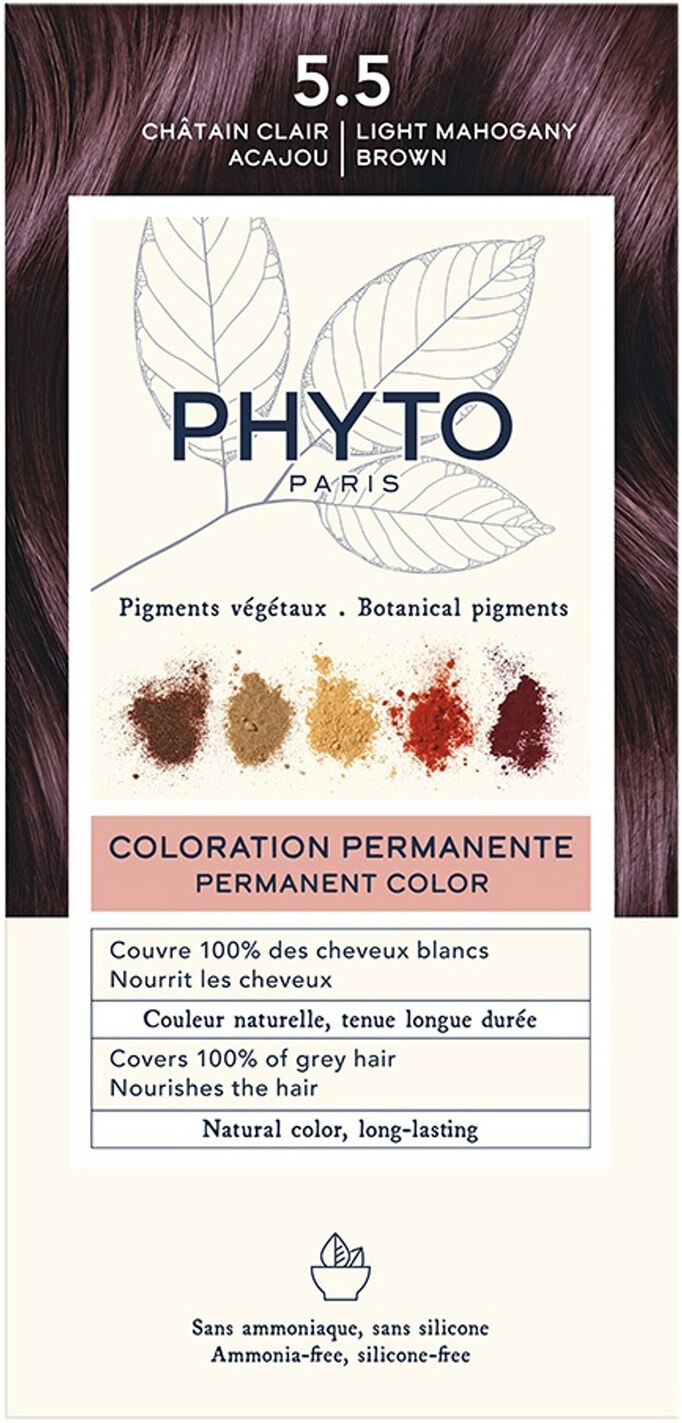 PHYTO Phytocolor Hair Dye No.5.5 Light Mahogany Brown