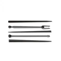 Einweg Party Picker Schwarz 90mm aus Plastik,100 Stück - Mank