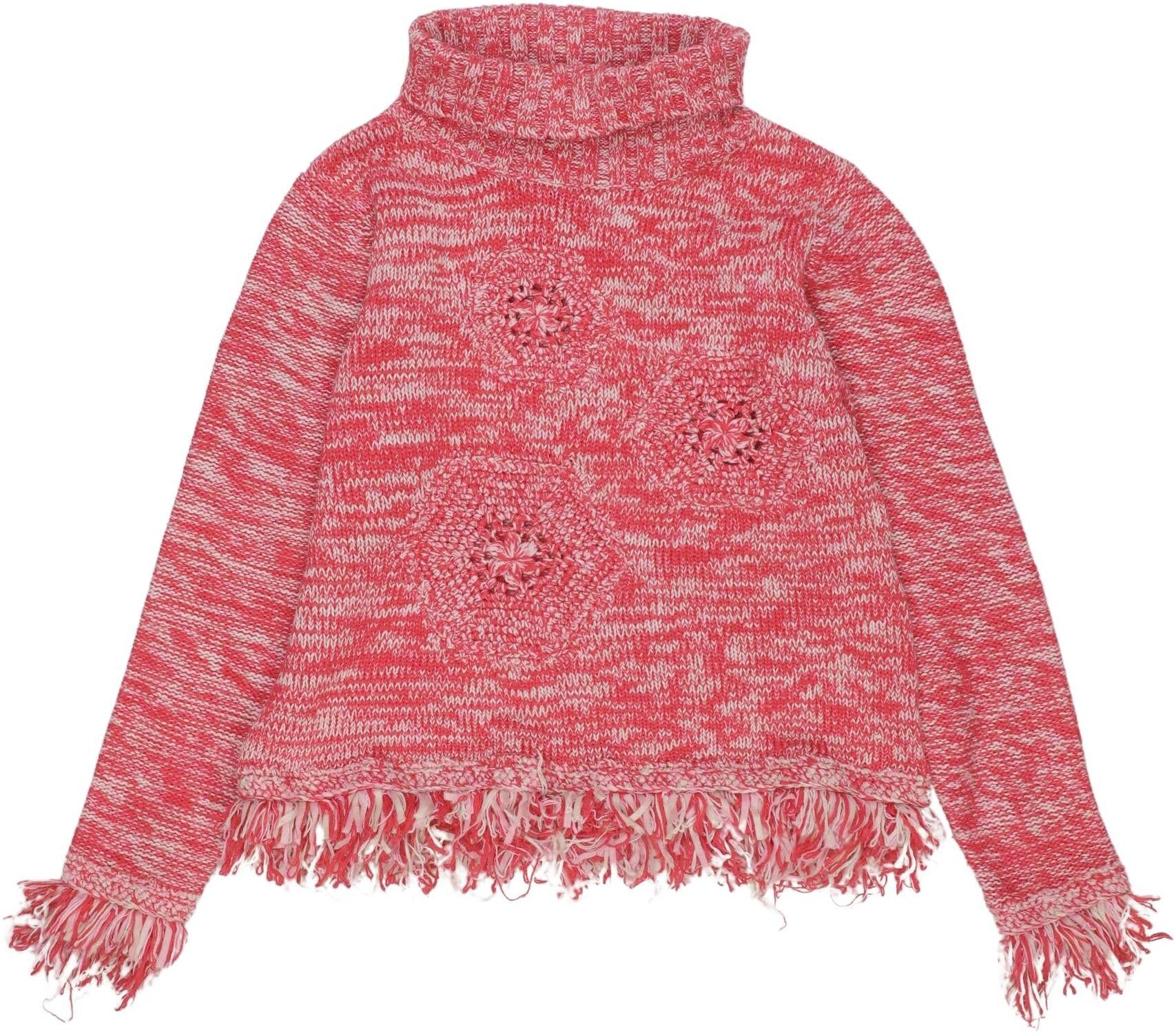 Cakewalk Mädchen Pullover, Rot, Gr. EU 152, kein / Etikett / Synthetik - Second Hand