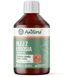 AniForte Lachsöl – Nahrungsergänzungsmittel für Hunde und Katzen, 250 ml